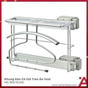 Khung kéo có giá treo áo vest xoay Hafele 805.79.030