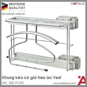 Khung kéo có giá treo áo vest xoay Hafele 805.79.030