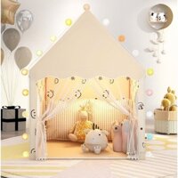 [KHUNG KIM LOẠI] Lều cho bé, Lều công chúa hoàng tử, Mang cả thế giới vào ngôi nhà của bé, Size lớn, Khung inox cao cấp,