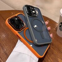 Khung Kim Loại Trong Suốt Chống Sốc Bảo Vệ Ống Kính Máy Ảnh Cho iphone 15 pro max 14 13 12 pro max 11 Ốp