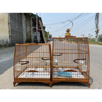 Khung lồng chào mào trúc già tự ráp dáng thái, vuông lồng chim chào mào giá rẻ Phụ Kiện Lồng Chim longchim