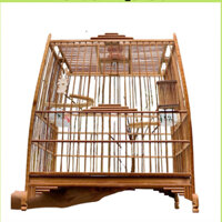 Khung lồng chim chào mào báng súng chất liệu trúc tự ráp khung lồng mào form Thái đấu Birdcages
