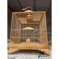 Khung lồng chim chào mào tự ráp, Lồng chim chào mào chất liệu tre già , Khung lồng chim tự ráp dễ dàng Lồng chim Thanh P