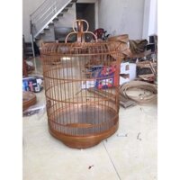 Khung lồng chim chích choè tự ráp đường kính 40 cm, 42 cm trúc già xử lý mọt cao cấp kèm đủ phụ kiện tặng 1 lọ keo