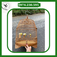 Khung lồng chim chum/ trống nuôi chào mào, chòe,mi, khướu siêu đẹp dễ ráp - Tặng dầu ủ
