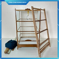 Khung Lồng Chim Hút Mật 25x40 Nan Cáp Quang Siêu bền, Tặng Đầy Đủ Phụ Kiện, Miễn Phí Vận Chuyển