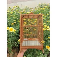 Khung lồng chim hút mật mini trúc cật già đã qua xử lý - phụ kiện lồng chim anh quân ( video hướng dẫn)