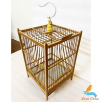 Khung lồng chim khuyên nan xử lý LOVE CHIM kèm móc , Lồng chim hút mật - Khuyên dễ lắp (có video hường dẫn)