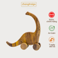 Khủng Long Cổ Dài Đồ Chơi Gỗ Trẻ Em Chàng Trai Gỗ