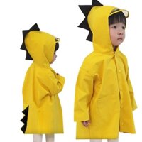 Khủng Long Dễ Thương Polyester Trẻ Em Áo Mưa Cho Bé Ngoài Trời Chống Thấm Nước Bé Trai Bé Gái Áo Mưa Áo Khoác