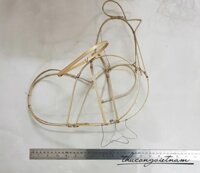 Khung lồng đèn con gà 35-40cm