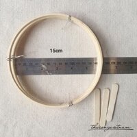 Khung lồng đèn tròn 15cm