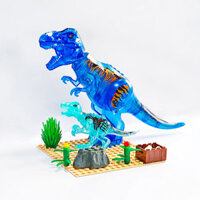 Khủng Long Kỷ Jura Khối Xây Dựng Gói Indominus Rex DIY Collocation Big Tyrannosaurus Nhân Vật Hành Động Mô Hình Đồ Chơi Trẻ Em Quà Tặng