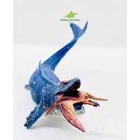Khủng long mosasaurus đang săn mồi, thằn lằn biển khổng lồ đại dương, đồ chơi bé trai