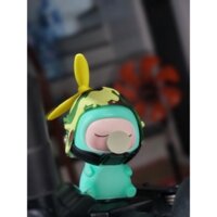 Khủng long ngủ gắn xe máy