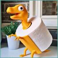 Khủng Long Vệ Sinh Giấy Đựng Giấy Vệ Sinh Cuộn Đứng Phòng Tắm Khăn Giấy Trang Trí Phòng Tắm Không Khoan Khăn Giấy herazvn