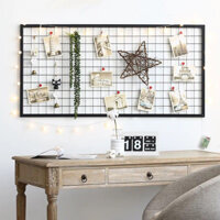 Khung lưới có viền treo phụ kiện, khung lưới trang trí Decor - 1mx50