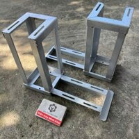 Khung máy xay bột khô, chân đế máy nghiền bột khô| giá đỡ đầu máy xay bột khô chạy dây curoa (không han rỉ)