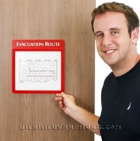 Khung mica chèn giấy, Bảng mica chèn thông báo, biển chèn sơ đồ tòa nhà, Biển thay đổi chèn giấy