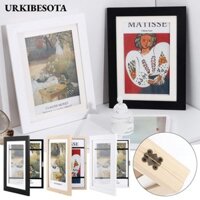 Khung nghệ thuật trẻ em URKIBESOTA, Khung tranh nghệ thuật vẽ bằng gỗ mở trước, Hộp lưu trữ danh mục đầu tư vẽ A4 có thể thay đổi thủ công sáng tạo để trang trí nhà cửa