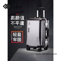 Khung Nhôm Dày Chống Xước Hành Lý Nam Nữ Chịu Mài Mòn20Inch Mật Khẩu Lên Máy Bay Vali Sinh Viên Đại Học24Hộp Đựng Xe Đẩy