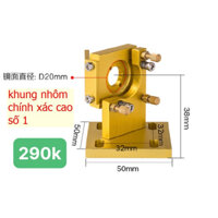 Khung nhôm giữ gương kính phản quang số 1 máy laser co2