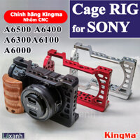 Khung nhôm Sony A6500 A6400 A6300 A6100 A6000 rig cage bảo vệ máy ảnh gắn phụ kiện quay phim đèn led monitor loa micro