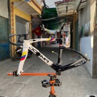 Khung road carbon Pina F14 phanh đĩa