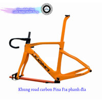 Khung road carbon Pi.na F.14 phanh đĩa màu mới