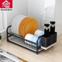 Khung Rồng 304Giá Để Bát Đĩa Inox Giá Để Bếp Một Lớp Giá Để Bát Đĩa Để Ráo Nước Giá Để Bát Đĩa