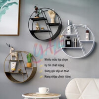 Khung sắt kệ treo tường Yale77 đựng đồ dùng kèm decor tiện lợi phòng khách, nhà tắm sang trọng