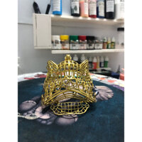 khung sườn lân mini mạ vàng , trang trí lân mini