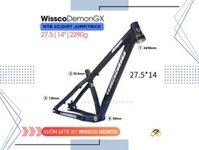 KHUNG SƯỜN XE ĐẠP MTB DIRT JUMP 27.5'' - WISSCO DEMON - SIZE 13"
