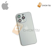 Khung sườn, nắp lưng iPhone 15 Pro có ổ SIM zin new (Đen, trắng, xám, xanh)