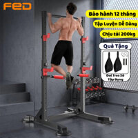 Khung tạ đa năng, squat rack, khung xà đơn cao 2.26m - TK03 ống thép hộp 1.6mm chịu tải 200kg