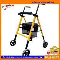 Khung tập đi 4 bánh xe có ghế ngồi cho người già Lucass W67, hàng công ty, BH1 NĂM - HÀNG CTY