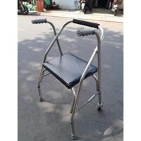 KHUNG TẬP ĐI CÓ GHẾ NGỒI INOX HÀNG VIỆT NAM