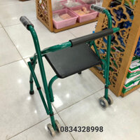 Khung tập đi có ghế ngồi FS-914L ( Khung tập đi màu xanh)