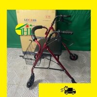 Khung Tập Đi  Lucass W-14  Có Tay Phanh,Có Ghế Ngồi , Giỏ Đựng Và Bánh Xe