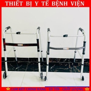 Khung tập đi nhôm bánh lớn Lucass W-57