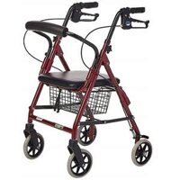 Khung tập đi nhôm có ghế giỏ Lucass W14