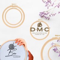 Khung thêu Gỗ  hình tròn chính hãng DMC