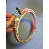 [KHUNG THÊU GỖ] khung thêu gỗ quấn chỉ handmade