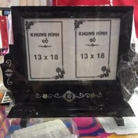 Khung thờ đôi cao cấp (13x18) để đc 2 hình có kích thước ngang 13 cao 18cm