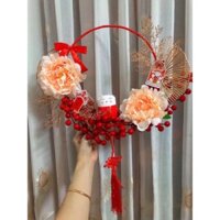 khung trang trí tết đào đông