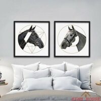 Khung Tranh - Khung Ảnh Vuông Mặt Kính mặt mica 40x40cm