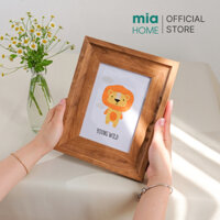 Khung tranh, khung hình để bàn đẹp giả gỗ nhiều kích thước, khung ảnh composite Hàn Quốc cao cấp