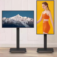 Khung Treo Tivi Di Động Xoay Ngang Dọc E1290 Từ 32-65 INCH - Giá treo tivi di động - Kệ treo tivi xoay Hàng chính Hãng