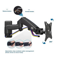 Khung treo tivi nhập khẩu đa năng nâng lên hạ xuống NB F150 17-35 inch - xoay màn hình 360 độ