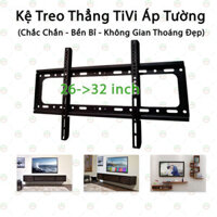 Khung Treo Tivi Thẳng KhoNCC Hàng Chính Hãng - KLM-KTTVT4X6X Đen - 26-32INCH Thẳng